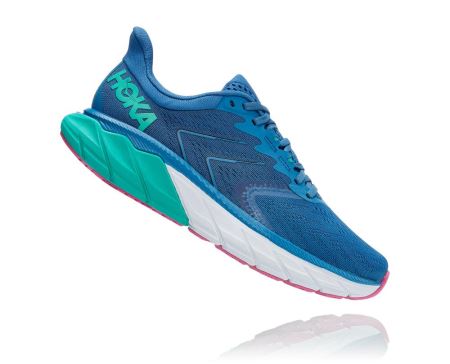 Hoka Arahi 5 Supportive - Adidasi Training Dama Albastri | RO-5PVUxH3